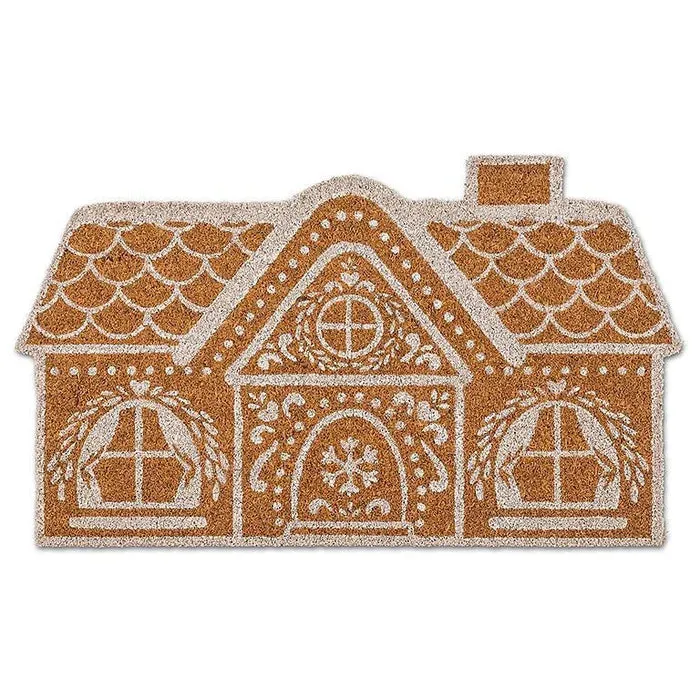 Abbott Earrings Gingerbread House Doormat