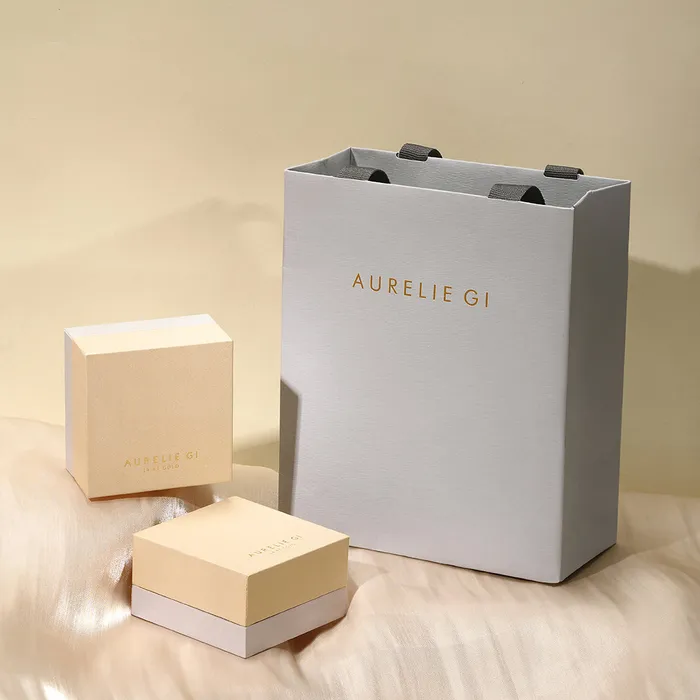BERLIN Draped Chain Lab Grown Diamond Huggie Hoop AURELIE GI Earrings