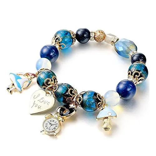 Bracelets Yellow Chimes Yellow Chimes Love Charm LampGlass SeenThrough Bracelet for Women and Girls Bracelets Yellow Chimes Yellow Chimes Love Charm LampGlass SeenThrough Bracelet for Women and Girls