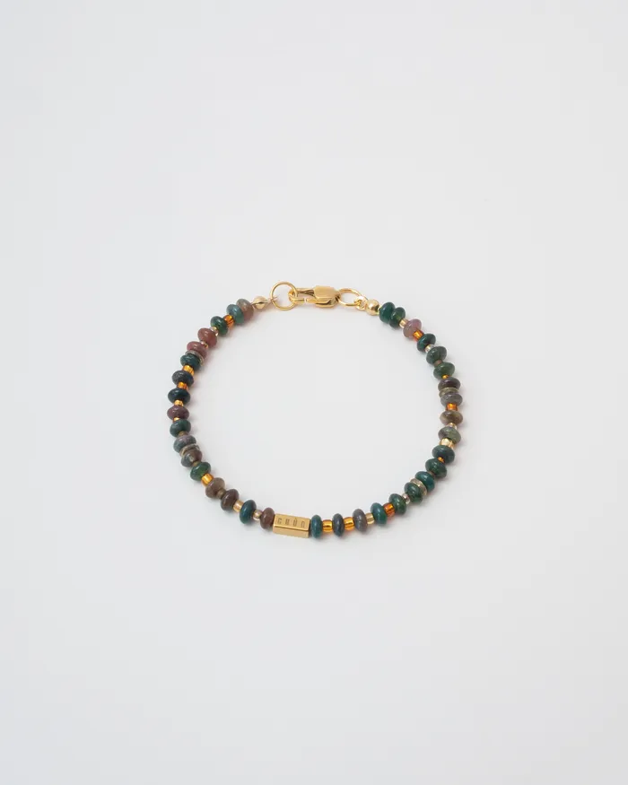 CUN Bracelets Leah Indian Agate Beaded Bracelet