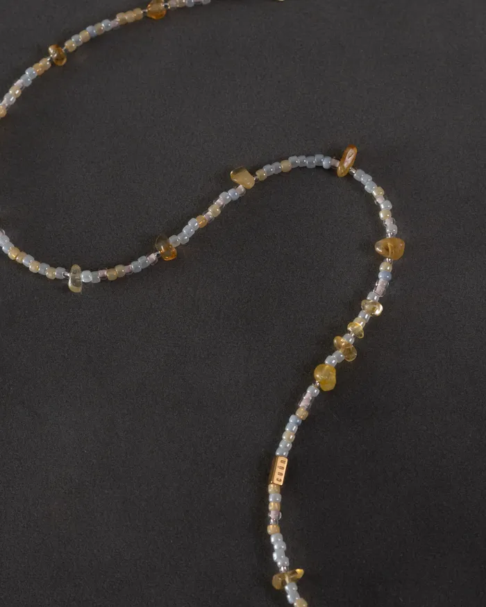 CUN Necklaces Joi Citrine Japanese Beaded Necklace