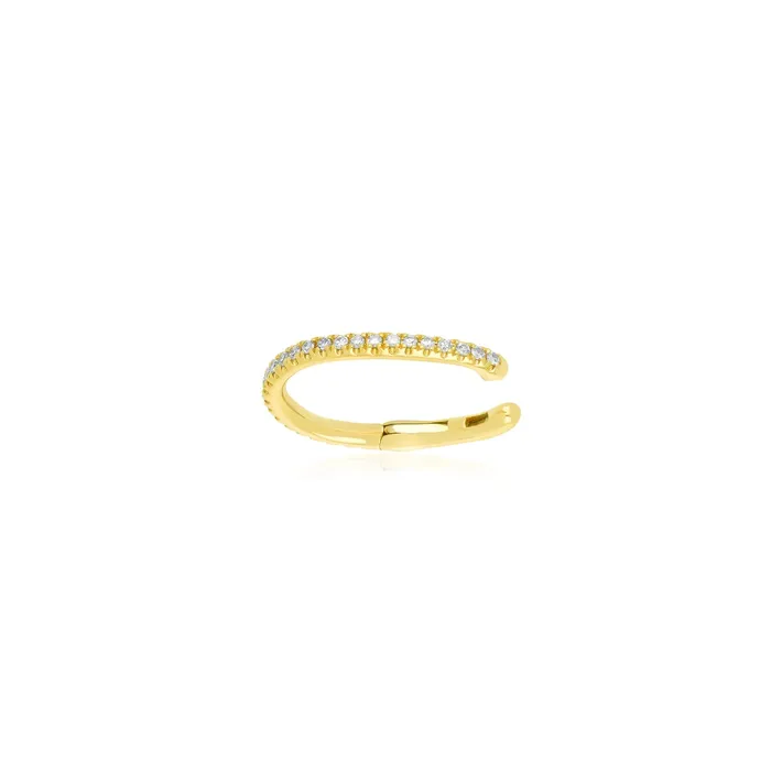 Earrings ef collection Diamond Ear Cuff