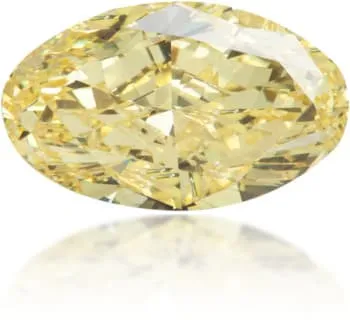 Earrings Langerman Diamonds Natural Yellow Diamond Oval 117 ct Polished