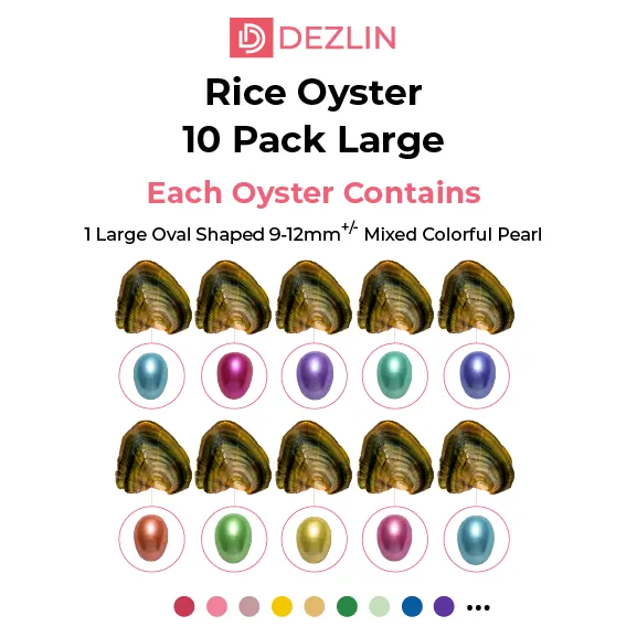 Earrings YR01SM1 Freshwater Oyster Rice Shaped Pearls Earrings YR01SM1 Freshwater Oyster Rice Shaped Pearls