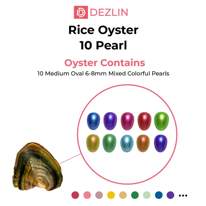 Earrings YR01SM1 Freshwater Oyster Rice Shaped Pearls Earrings YR01SM1 Freshwater Oyster Rice Shaped Pearls