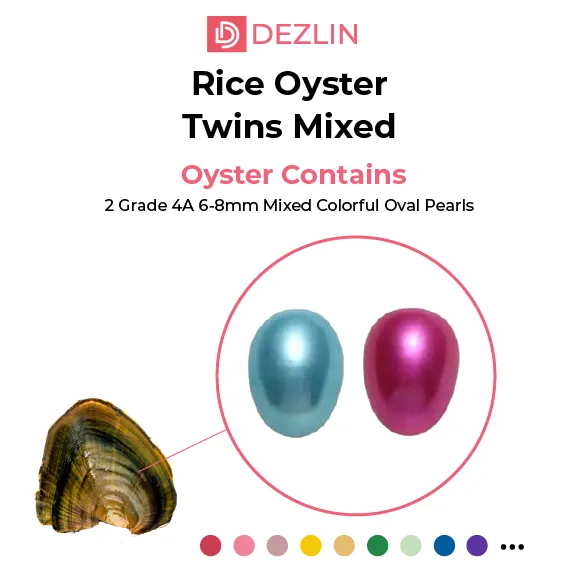 Earrings YR01SM1 Freshwater Oyster Rice Shaped Pearls Earrings YR01SM1 Freshwater Oyster Rice Shaped Pearls