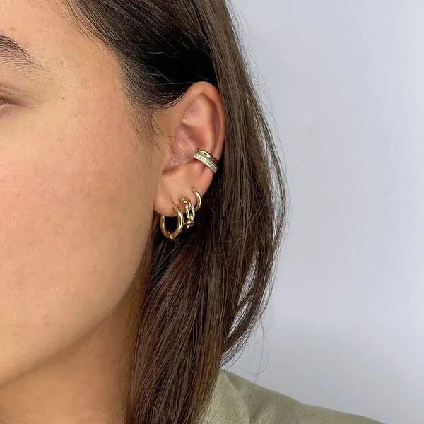 Huggie Hoops Adina Reyter Earrings