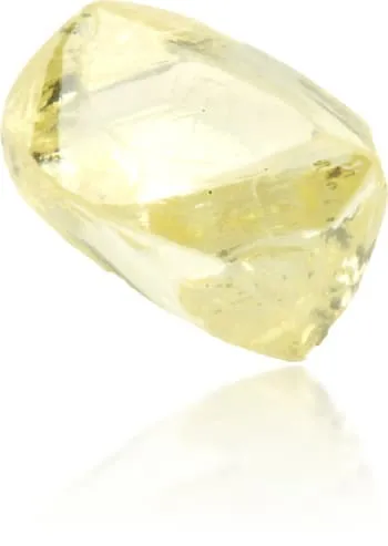 Langerman Diamonds Natural Yellow Diamond Rough 064 ct Rough Earrings