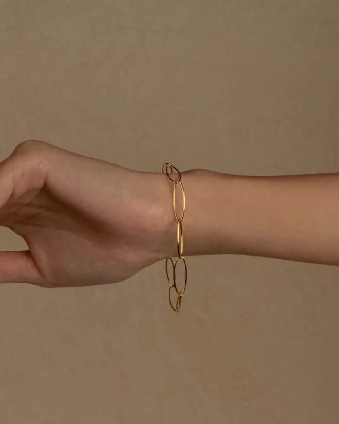 MYJN Anda Oval Chain Link Bracelet Bracelets
