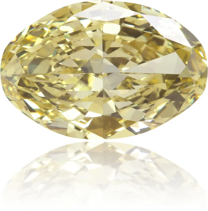 Natural Yellow Diamond Oval 182 ct Polished Langerman Diamonds Earrings