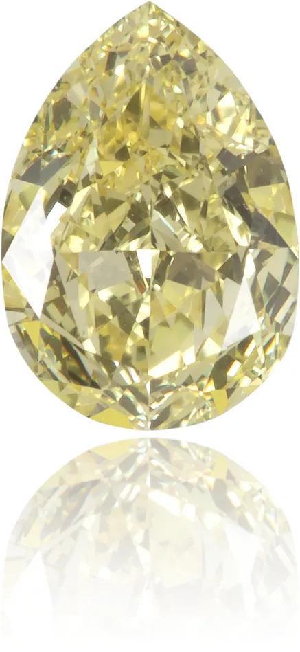 Natural Yellow Diamond Pear Shape 036 ct Polished Langerman Diamonds Earrings