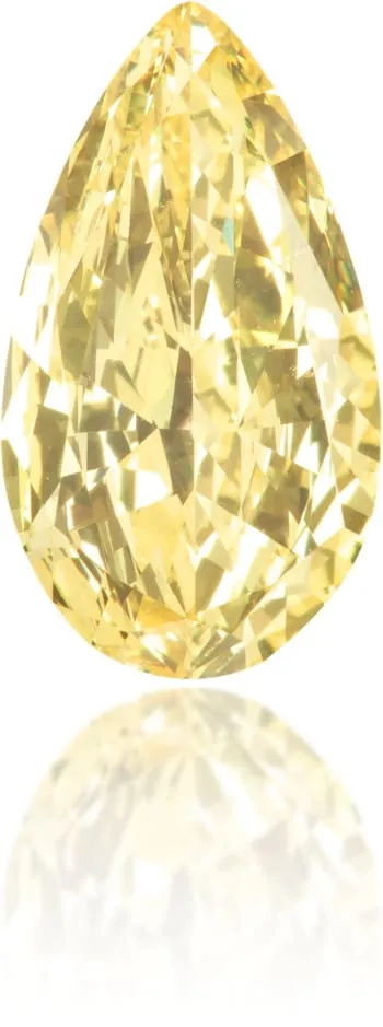 Natural Yellow Diamond Pear Shape 100 ct Polished Langerman Diamonds Earrings