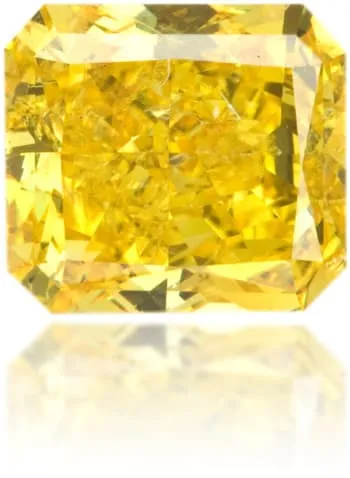 Natural Yellow Diamond Rectangle 129 ct Polished Langerman Diamonds Earrings