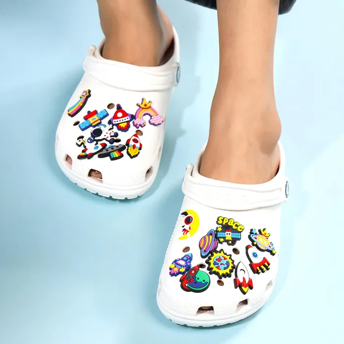 Necklaces Melbees by Yellow Chimes Shoe Charms for Kids Girls Teens Shoe Accessories Multi Design Shoe Decoration Charms Assorted Shoe Decor Charms for Clogs Unisex Pack of 20 Pcs Shoe Charms Yellow Chimes