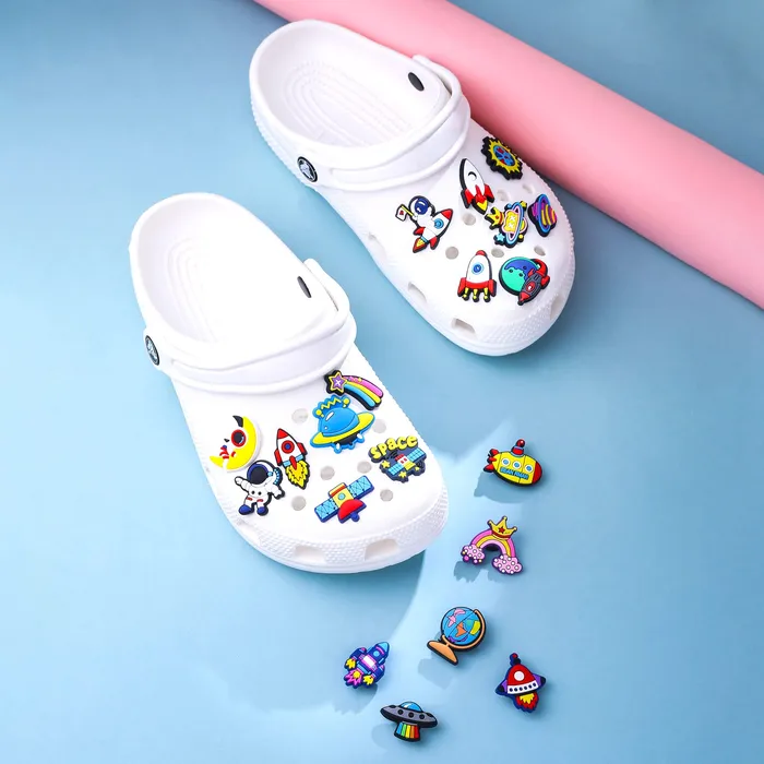 Necklaces Melbees by Yellow Chimes Shoe Charms for Kids Girls Teens Shoe Accessories Multi Design Shoe Decoration Charms Assorted Shoe Decor Charms for Clogs Unisex Pack of 20 Pcs Shoe Charms Yellow Chimes