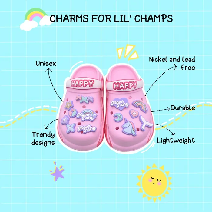 Necklaces Melbees by Yellow Chimes Shoe Charms for Kids Girls Teens Shoe Accessories Multi Design Shoe Decoration Charms Assorted Shoe Decor Charms for Clogs Unisex Pack of 20 Pcs Shoe Charms Yellow Chimes