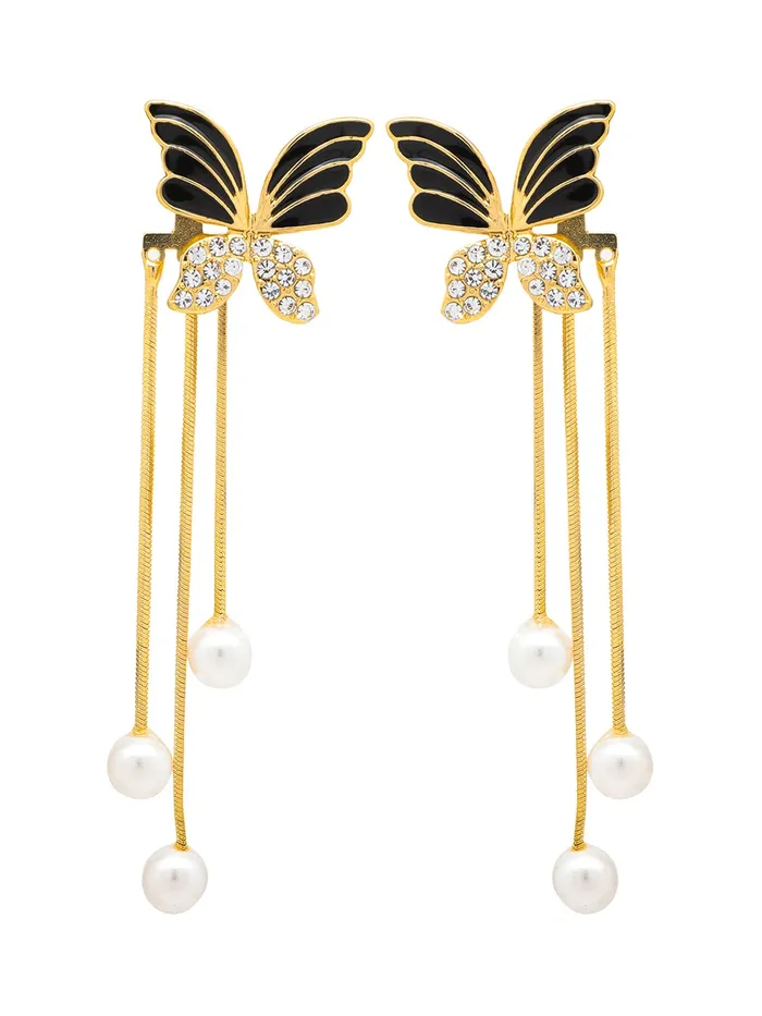 Necklaces Yellow Chimes Earrings for Women and Girls Butterfly Pearl drop Designed Dangler Gold Tone Long Dangler Earrings Birthday Gift for girls and women Anniversary Gift for Wife Yellow Chimes Necklaces Yellow Chimes Earrings for Women and Girls Butterfly Pearl drop Designed Dangler Gold Tone Long Dangler Earrings Birthday Gift for girls and women Anniversary Gift for Wife Yellow Chimes