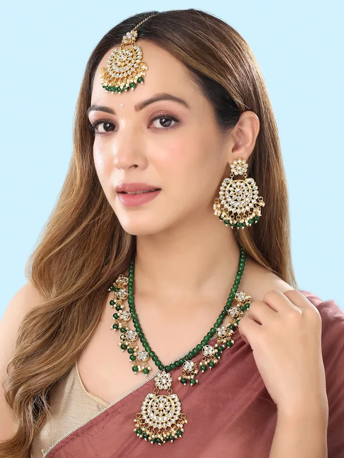 Necklaces Yellow Chimes Jewellery Set for Women and Girls Crystal Jewellery Set for Women Rose Gold Plated Choker Necklace Set Birthday Gift for girls and women Anniversary Gift for Wife Yellow Chimes
