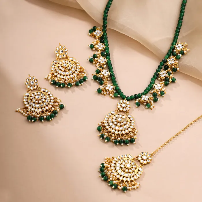 Necklaces Yellow Chimes Jewellery Set for Women and Girls Crystal Jewellery Set for Women Rose Gold Plated Choker Necklace Set Birthday Gift for girls and women Anniversary Gift for Wife Yellow Chimes