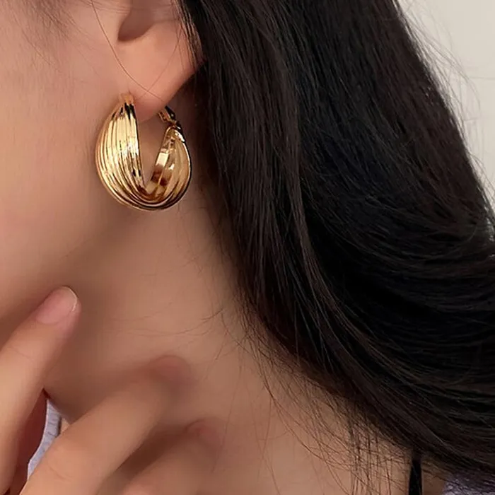 Necklaces Yellow Chimes Yellow Chimes Earrings for Women and Girls Hoops Earrings 2 Pair Combo of Gold Plated Twisted and Stone Hoop Earrings Birthday Gift for girls and women Anniversary Gift for Wife