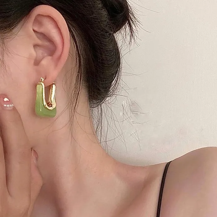 Necklaces Yellow Chimes Yellow Chimes Earrings for Women and Girls Hoops Earrings 2 Pair Combo of Gold Plated Twisted and Stone Hoop Earrings Birthday Gift for girls and women Anniversary Gift for Wife
