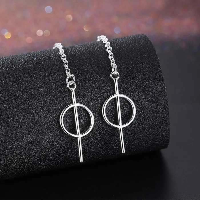 Necklaces Yellow Chimes Yellow Chimes Statement Thread Modern Alloy Drop Earring for Women Girls