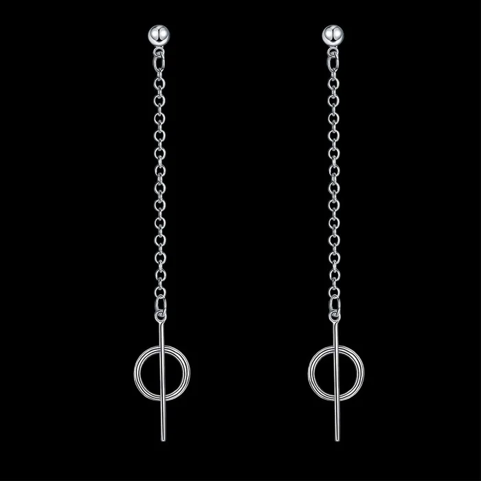 Necklaces Yellow Chimes Yellow Chimes Statement Thread Modern Alloy Drop Earring for Women Girls