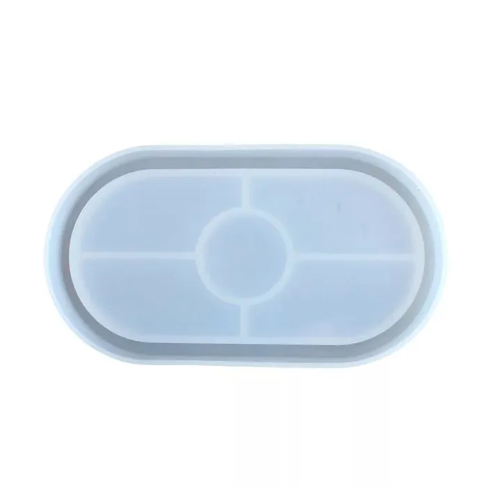 Oval Coaster Flexible Silicone Mold 2 style Resinarthub Earrings