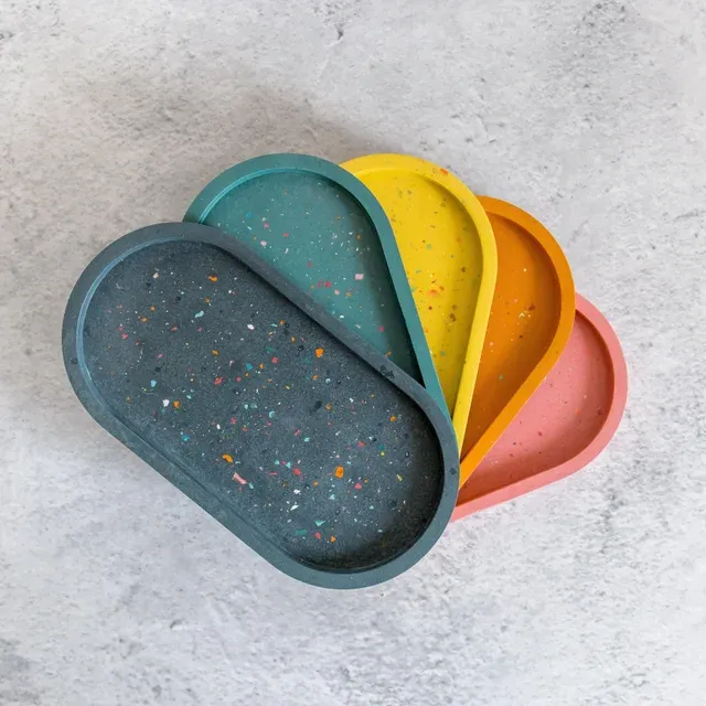 Oval Coaster Flexible Silicone Mold 2 style Resinarthub Earrings