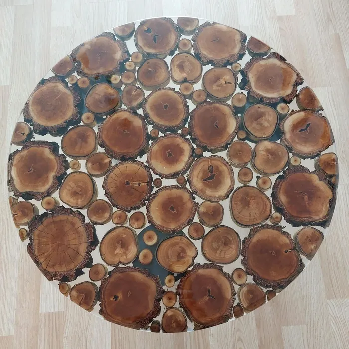 Resin Art Hub Necklaces Natural Pine Wood Slices for Resin Art 58cm