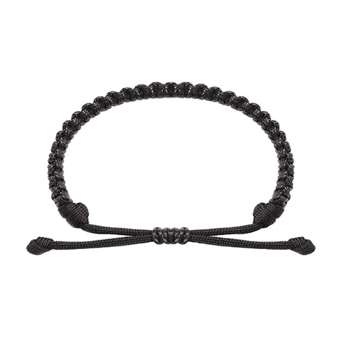 Yellow Chimes Bracelet for Men Nylon Macrame Breaded Classic Black Adjustable Bracelet For Unisex AdultsBoys and Girls Yellow Chimes Bracelets