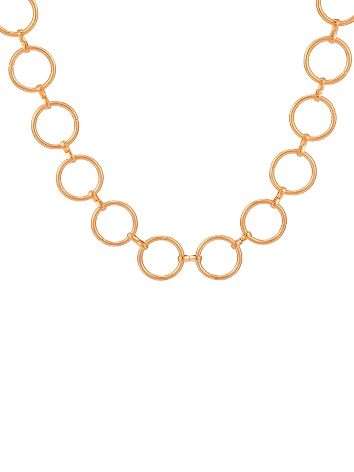 Yellow Chimes Choker Necklace Fashion Golden Chain with Geometric Circle For Birthday Anniversary Surprise Gift One Size Gold Bracelets Yellow Chimes Choker Necklace Fashion Golden Chain with Geometric Circle For Birthday Anniversary Surprise Gift One Size Gold Bracelets