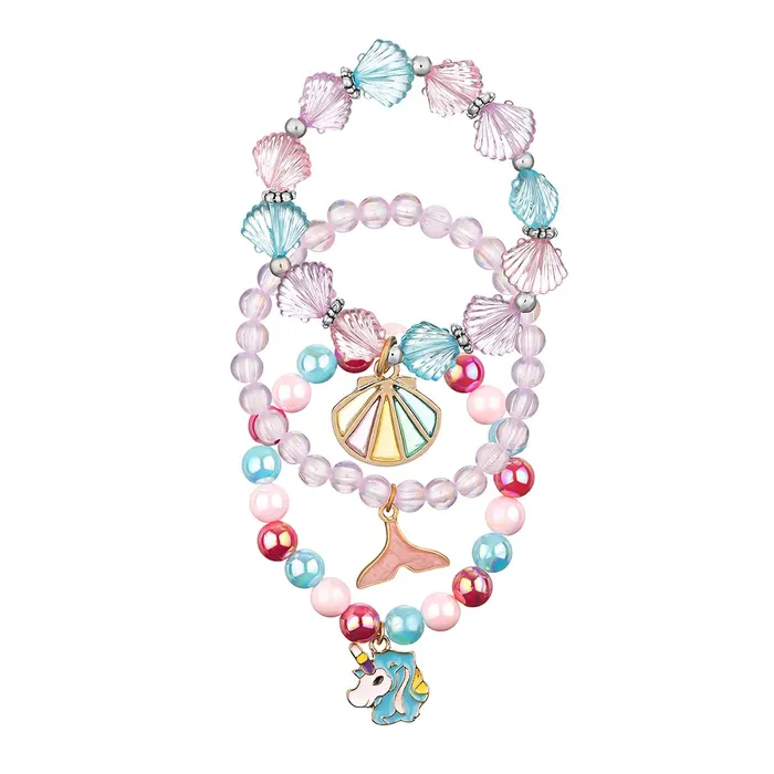 Yellow Chimes Earrings Melbees by Yellow Chimes Bracelet for Kids and Girls Beads Bracelets for Girls 3pcs Combo of Charm Beads Bracelet Birthday Gift For girls and Kids