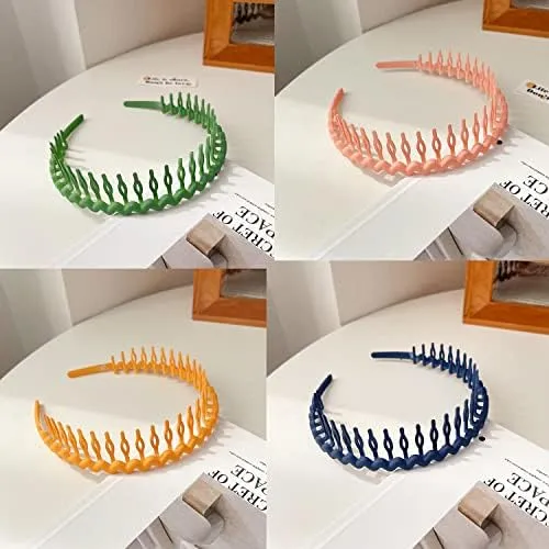 Yellow Chimes Earrings Yellow Chimes Hair Bands for Girls Women Hair Accessories for Women 5 Pcs Combo Multicolor Hairband for Women Head Band Zigzag Hairband for Women Birthday Gift for Women Girls