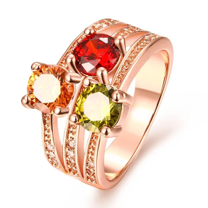 Yellow Chimes Earrings Yellow Chimes Sparkling Glamourously Swiss Zircon Multi color Rose Gold Ring for Men and Women Yellow Chimes Earrings Yellow Chimes Sparkling Glamourously Swiss Zircon Multi color Rose Gold Ring for Men and Women