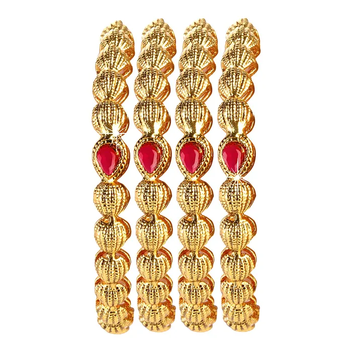 Yellow Chimes Elegant Latest Style Bangles Traditional Bangle Set for Women and Girls Yellow Chimes Earrings