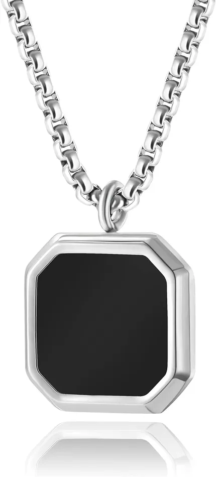 Yellow Chimes Fashion Black Pendants For Men Geometric Square Shaped Pendant Necklace Urban Edge Stainless Steel Hip Hop Pendant Chain for Boys Birthday Anniversary Gift for Men Boys Yellow Chimes Necklaces Yellow Chimes Fashion Black Pendants For Men Geometric Square Shaped Pendant Necklace Urban Edge Stainless Steel Hip Hop Pendant Chain for Boys Birthday Anniversary Gift for Men Boys Yellow Chimes Necklaces