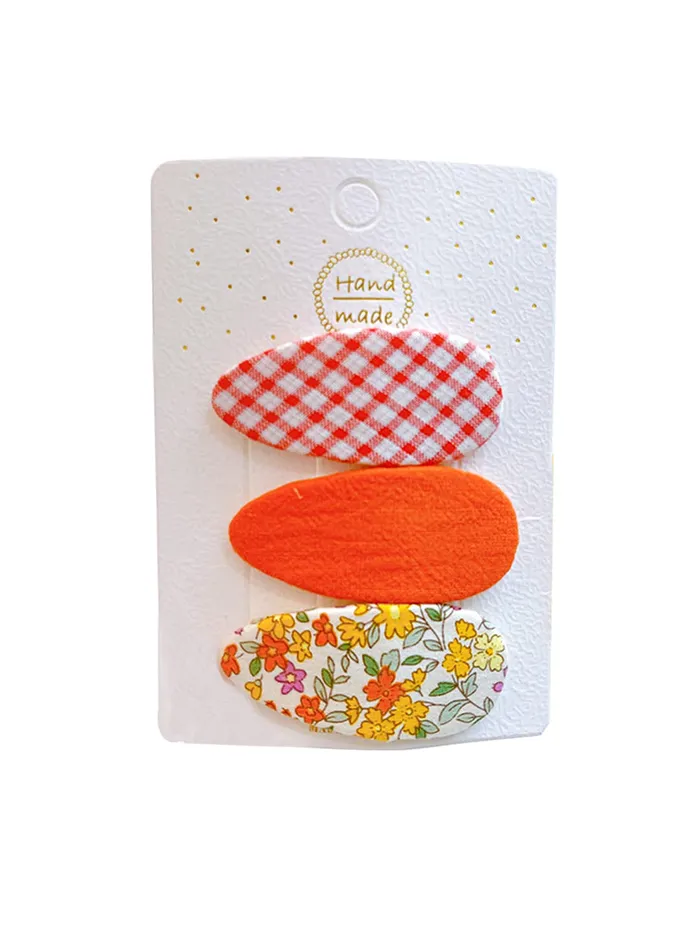 Yellow Chimes Necklaces Melbees by Yellow Chimes Hair Clips for Girls Kids Hair Clip Hair Accessories for Girls Babys Multicolor Snap Hair Clips for Kids Tic Tac Clips Hairclips for Baby Teens Toddlers Design 8