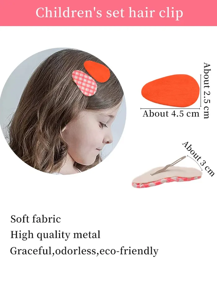 Yellow Chimes Necklaces Melbees by Yellow Chimes Hair Clips for Girls Kids Hair Clip Hair Accessories for Girls Babys Multicolor Snap Hair Clips for Kids Tic Tac Clips Hairclips for Baby Teens Toddlers Design 8