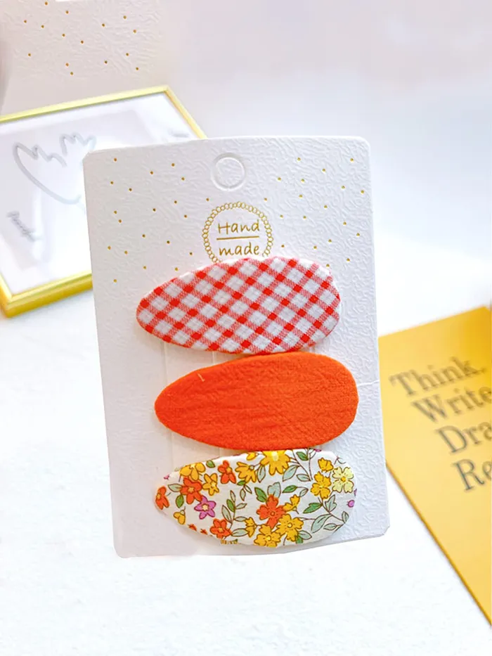 Yellow Chimes Necklaces Melbees by Yellow Chimes Hair Clips for Girls Kids Hair Clip Hair Accessories for Girls Babys Multicolor Snap Hair Clips for Kids Tic Tac Clips Hairclips for Baby Teens Toddlers Design 8