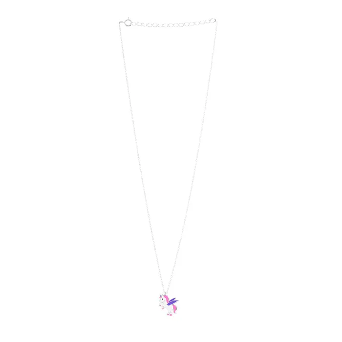 Yellow Chimes Necklaces Raajsi by Yellow Chimes 925 Sterling Silver Pendant for Girls Kids Melbees Kids Collection Unicorn Design Birthday Gift for Girls Kids With Certificate of Authenticity 6 Month Warranty