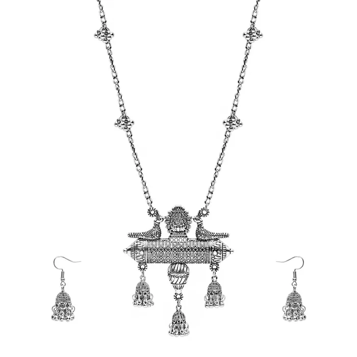 Yellow Chimes Necklaces Yellow Chimes Jewellery Set for Women and Girls Traditional Silver Oxidised Jewellery Set Silver Oxidized Necklace Set Birthday Gift For Girls Women Anniversary Gift for Wife Yellow Chimes Necklaces Yellow Chimes Jewellery Set for Women and Girls Traditional Silver Oxidised Jewellery Set Silver Oxidized Necklace Set Birthday Gift For Girls Women Anniversary Gift for Wife