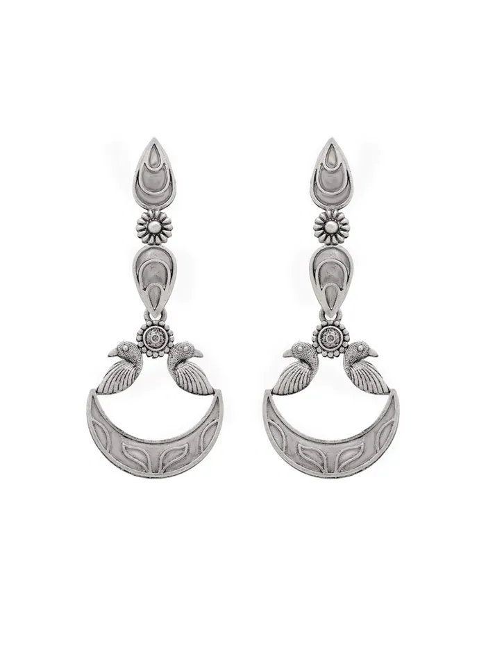 Yellow Chimes Yellow Chimes Earrings for Women Girls Silver Oxidised Long Dangler Earrings Traditional Silver Oxidised Plated Danglers Earrings Eternal Elegance Birthday Anniversary Gift For Girls Women Earrings Yellow Chimes Yellow Chimes Earrings for Women Girls Silver Oxidised Long Dangler Earrings Traditional Silver Oxidised Plated Danglers Earrings Eternal Elegance Birthday Anniversary Gift For Girls Women Earrings